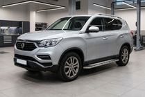 SsangYong Rexton II 2017- гг. Боковые Подножки Maydos V2 (2 шт., Алюминий) фото 1