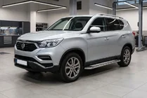 SsangYong Rexton II 2017- гг. Боковые Подножки Maydos V2 (2 шт., Алюминий) фото 1