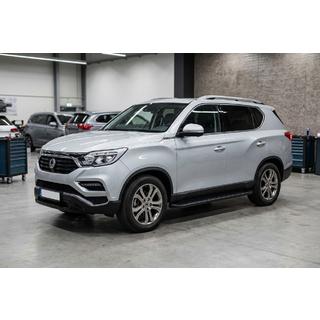 Боковые Подножки Allmond Black (2 шт., Алюминий) SsangYong Rexton II 2017- гг. фото 1