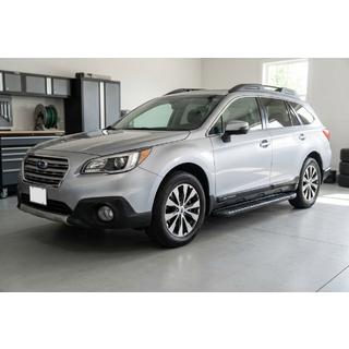 Боковые Подножки Bosphore Black (2 шт., Алюминий) Subaru Outback 2014-2019 гг. фото 1