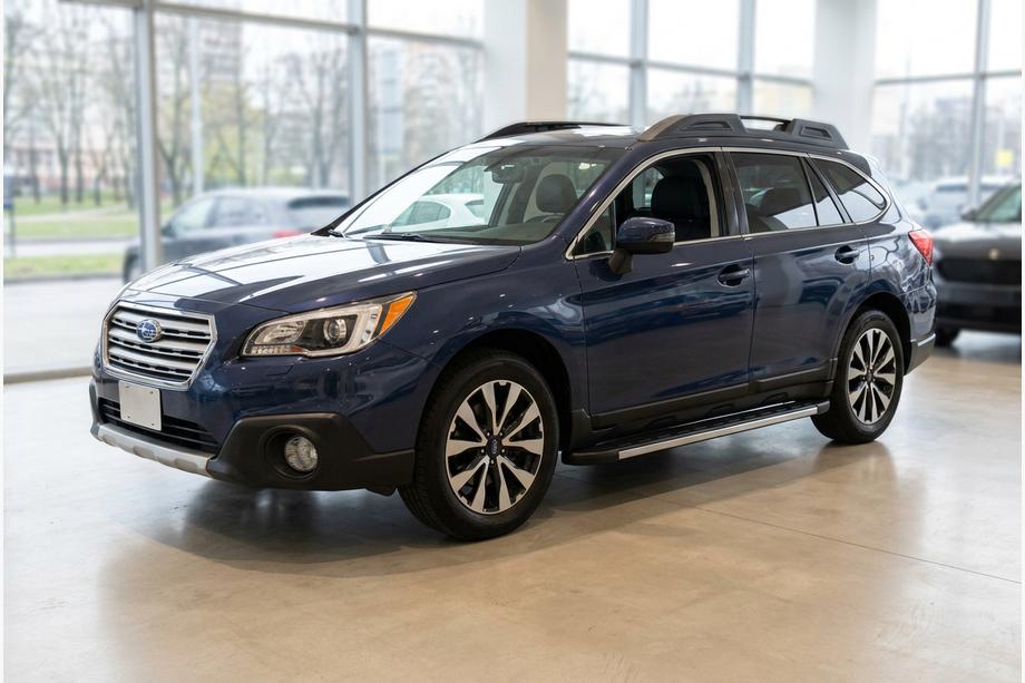 Subaru Outback 2014-2019 гг. Боковые Подножки Duru (2 шт., Алюминий) Image