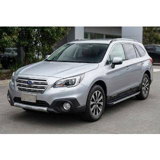Боковые Подножки Maya V1 (2 шт., Алюминий) Subaru Outback 2014-2019 гг. фото 1