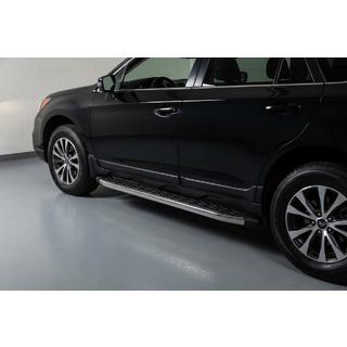 Боковые Подножки BlackLine (2 шт., Алюминий) Subaru Outback 2014-2019 гг. фото 1