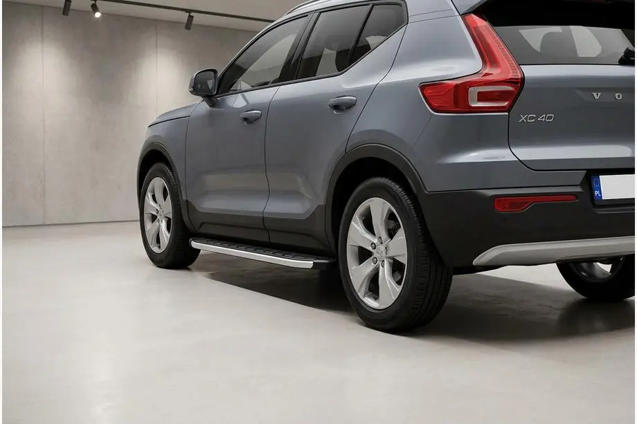 Volvo XC40 2018- гг. Боковые Подножки Fullmond (2 шт., Алюминий)