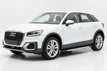 Audi Q2 2016- гг. Боковые Подножки Duru (2 шт., Алюминий) фото 1
