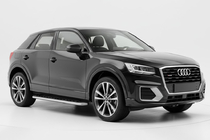 Audi Q2 2016- гг. Боковые Подножки Maydos V1 (2 шт., Алюминий) фото 1