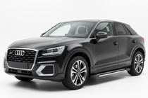 Audi Q2 2016- гг. Боковые Подножки Rainbow (2 шт., Алюминий) фото 1