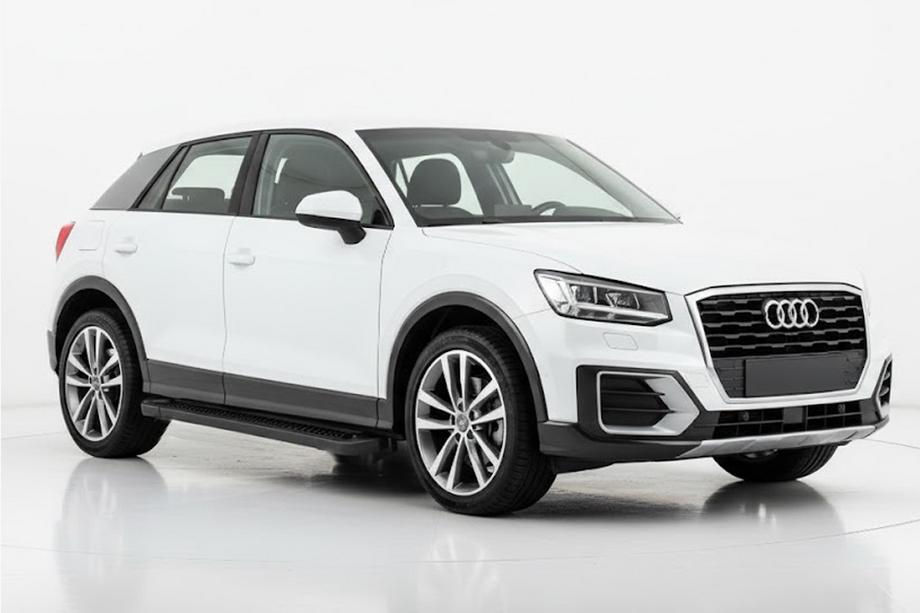 Audi Q2 2016- гг. Боковые Подножки Allmond Black (2 шт., Алюминий) Фото 1