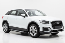 Audi Q2 2016- гг. Боковые пороги Allmond Grey (2 шт., алюминий) фото 1