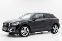 Audi Q2 2016- гг. Боковые Подножки Vision New Grey (2 шт., Алюминий) фото 1