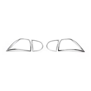 Хромированные накладки на задние фонари (2 шт., пластик) Volkswagen Golf 5 2003-2009 гг. фото 1