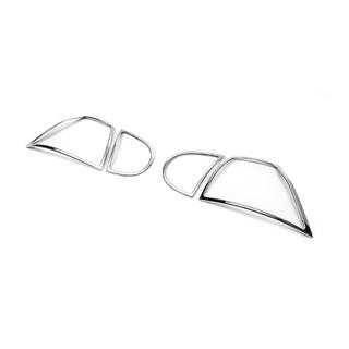 Хромированные накладки на задние фонари (2 шт., пластик) Volkswagen Golf 5 2003-2009 гг. фото 2