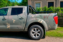 Mazda BT-50 2007-2012 гг. Дуга на кузов (черная) фото 4