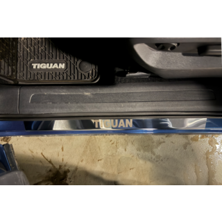 Накладки на дверные пороги из нержавейки Carmos фото 2