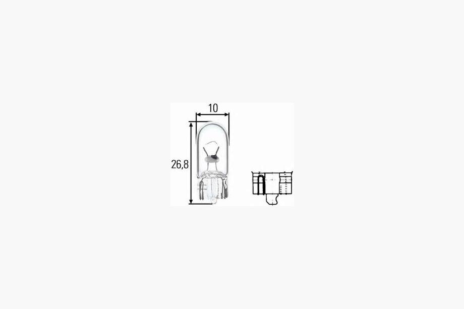 Указательная лампа Narva 17177 W5W 12V 5W W2,1X9,5d Image