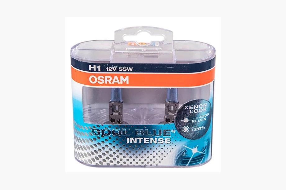 Лампа фары Osram H1 55W 64150CBI Cool Blue Intense Image