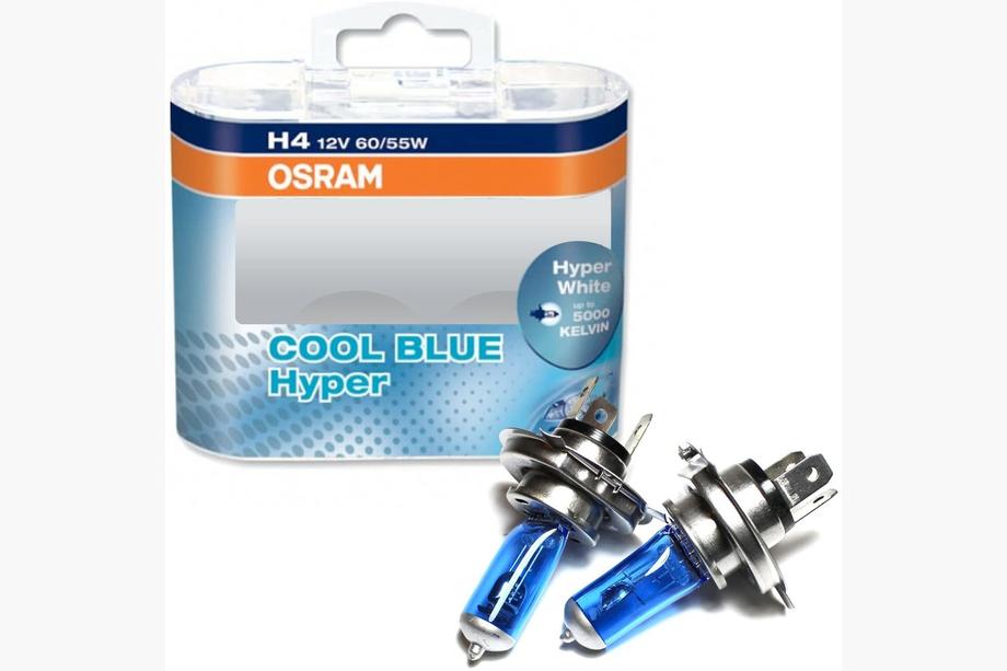 Лампа фары Osram H4 60/55W Cool Blue Hyper 64193CBH Image