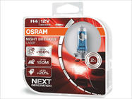 Лампа фары Osram H4 60/55W Night Breaker Laser +150% 64193NL150 фото 1