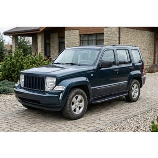 Боковые Подножки Bosphore Black (2 шт., Алюминий) Jeep Cherokee/Liberty 2007-2013 гг. фото 1
