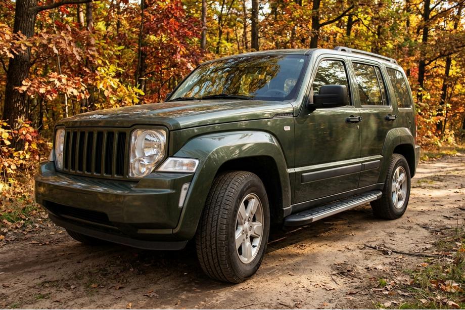 Jeep Cherokee/Liberty 2007-2013 гг. Боковые Подножки Duru (2 шт., Алюминий) Фото 1