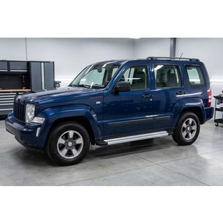 Боковые Подножки Maya V2 (2 шт., Алюминий) Jeep Cherokee/Liberty 2007-2013 гг. фото 1
