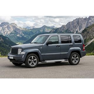Боковые Подножки Vision New Grey (2 шт., Алюминий) Jeep Cherokee/Liberty 2007-2013 гг. фото 1