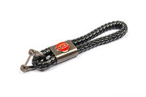 Кожаный брелок V1 с логотипом KIA фото 1