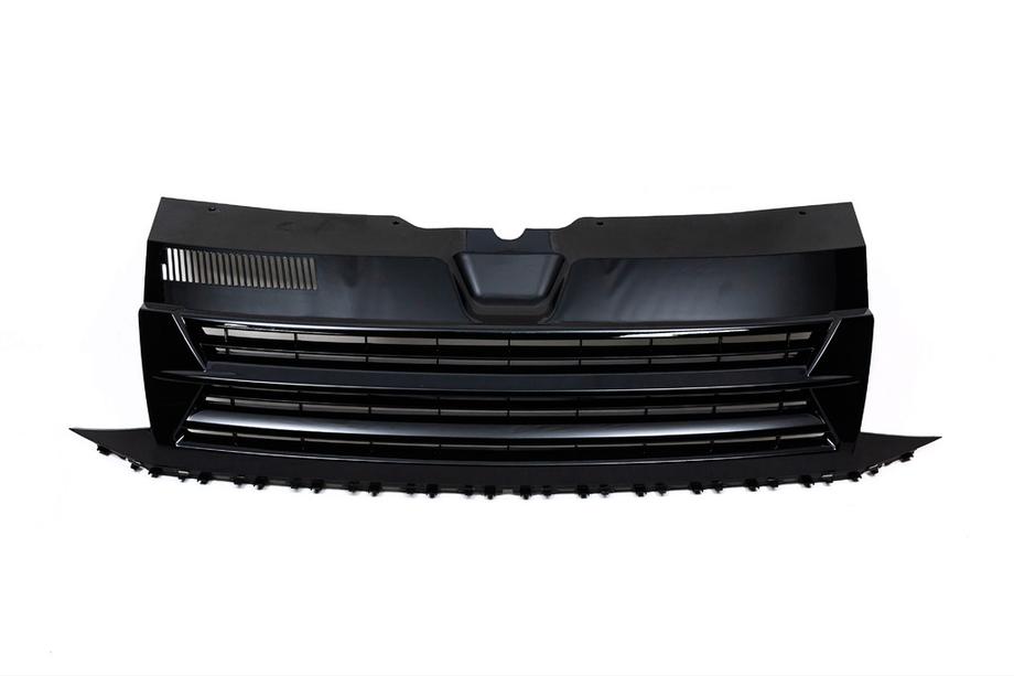 Volkswagen T6 2015-2024 гг. Передняя Решетка Черный Глянец (без Эмблемы) Фото 3