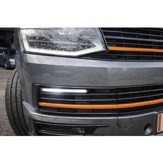 DRL вставки в бампер (SportLine) Volkswagen T6 2015-2024 гг. фото 1