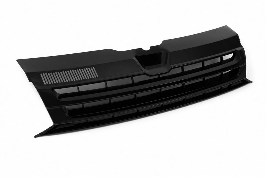 Volkswagen T5 2010-2015 гг. Передняя решётка чёрный глянец (без эмблемы) Фото 3