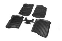 Volkswagen Bora 1998-2004 гг. Коврики резиновые Stingray 3D (5 шт, полиуретан) фото 2