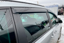 Seat Alhambra 2010- гг. Ветровики на окна (4 шт, HIC) фото 8