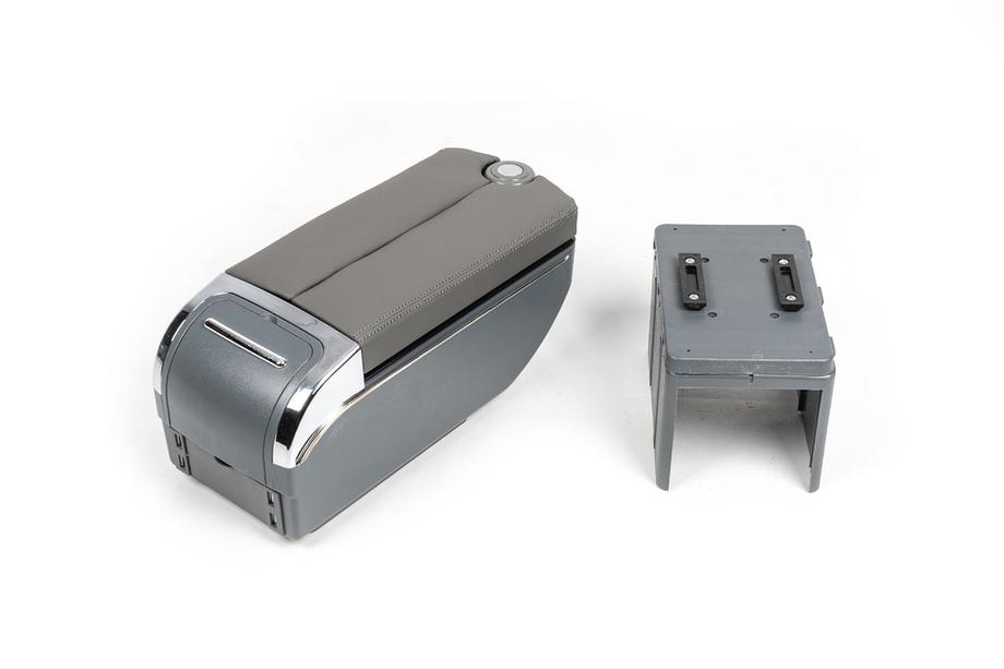 Универсальный подлокотник с USB (Серый) Image