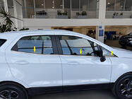 Ford Ecosport 2013-2022 гг. Окантовка стекол нержавейка (6 шт) фото 1