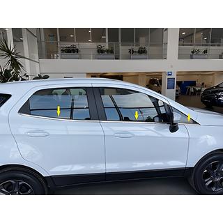 Ford Ecosport Окантовка стекол (6 шт, нерж)