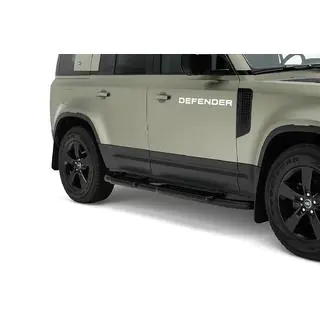 Боковые пороги OEM Black (для 110/130, 2 шт.) Land Rover Defender 2019- гг. фото 1