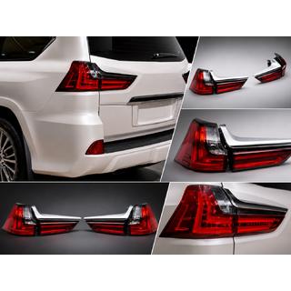 Задние фонари 2016+ (Standard, 2 шт) Lexus LX570/450d 2008-2022 гг. фото 1