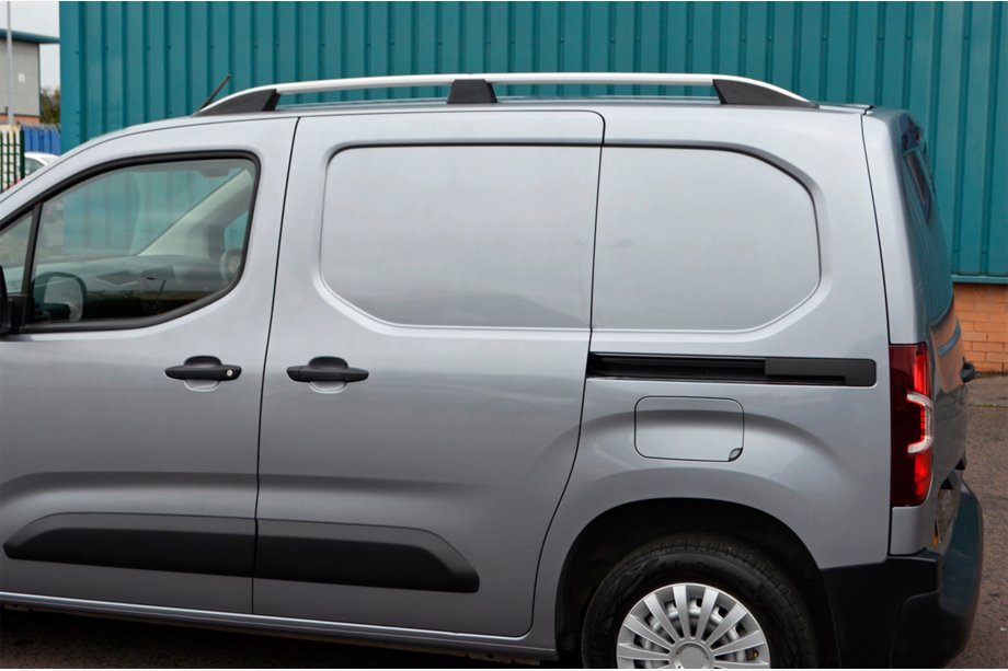 Opel Combo 2019- гг. Рейлинги Skyport (серебристые) Короткая База Фото 7