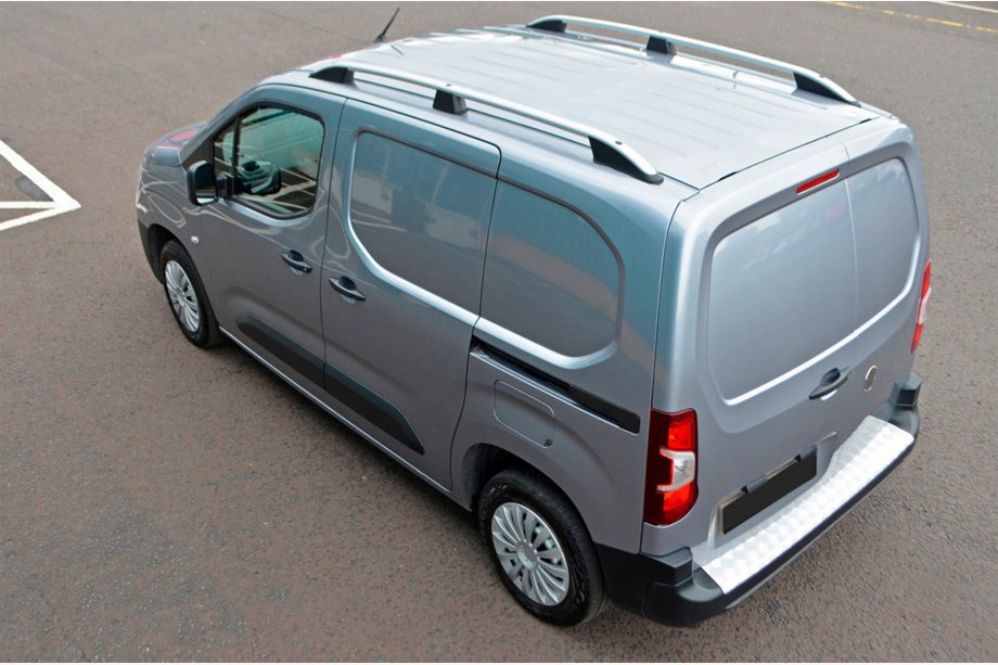 Opel Combo 2019- гг. Рейлинги Skyport (серебристые) Короткая База Фото 6