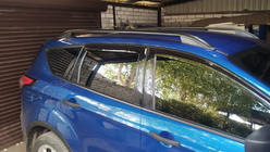 Ford Kuga/Escape 2013-2019 гг. Рейлинги Skyport (черные) фото 15