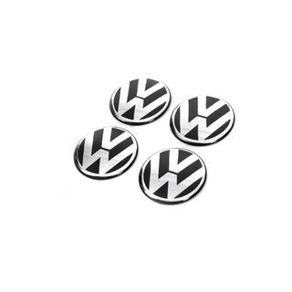 Наклейки на центральные колпачки дисков 54мм vw-0nakl (4шт) фото 1
