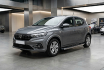 Dacia Sandero 2021- гг. Боковые Подножки BlackLine (2 шт., Алюминий) фото 1
