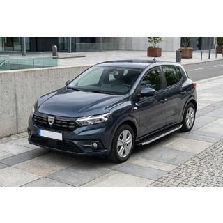 Боковые Подножки Fullmond (2 шт., Алюминий) Dacia Sandero 2021- гг. фото 1