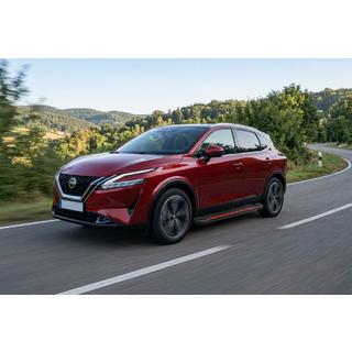 Боковые Подножки Maya Red (2 шт., Алюминий) Nissan Qashqai 2021- гг. фото 1
