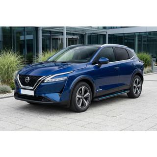 Боковые Подножки Maya Blue (2 шт., Алюминий) Nissan Qashqai 2021- гг. фото 1