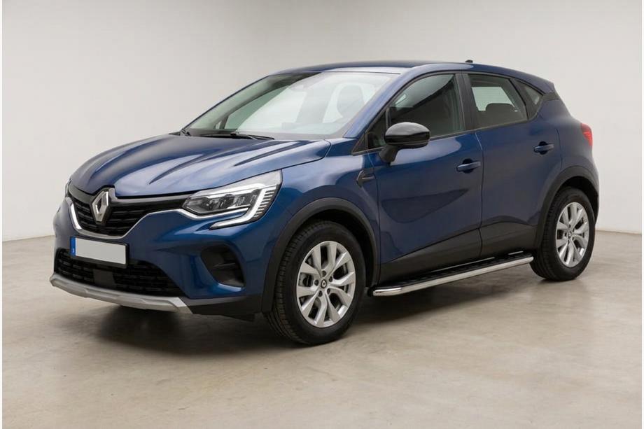 Renault Captur 2019- гг. Боковые Подножки Maydos V1 (2 шт., Алюминий) Image