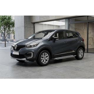 Боковые Подножки Rainbow (2 шт., Алюминий) Renault Captur 2019- гг. фото 1