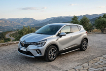 Renault Captur 2019- гг. Боковые Подножки BlackLine (2 шт., Алюминий) фото 1
