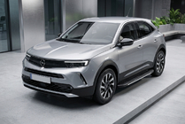 Opel Mokka 2021- гг. Боковые пороги Bosphorus Grey (2 шт., алюминий) фото 1