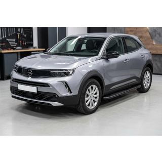 Боковые пороги Bosphorus Black (2 шт., алюминий) Opel Mokka 2021- гг. фото 1
